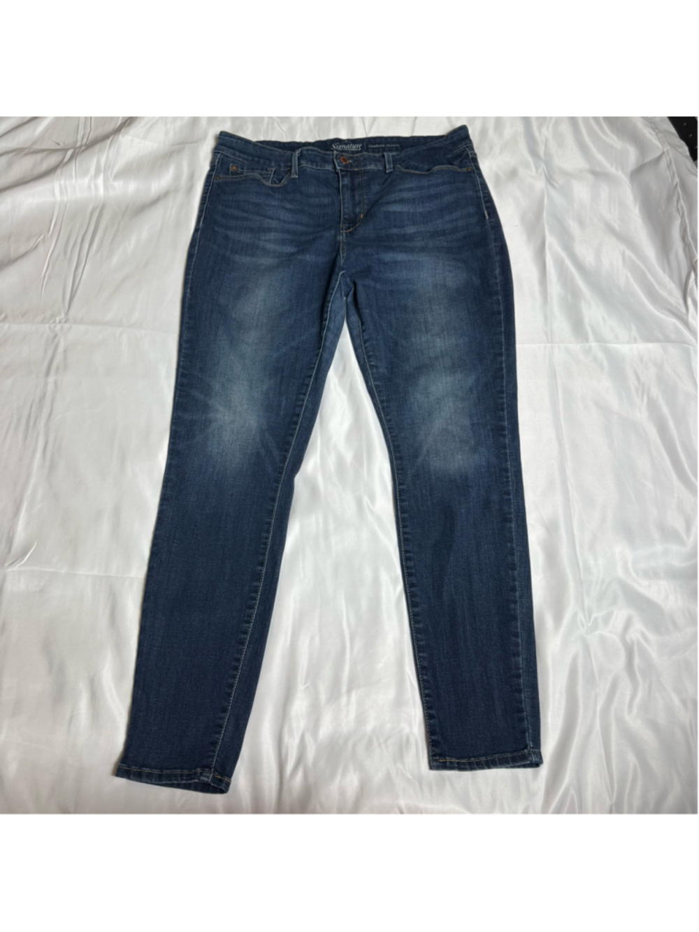 Women's Signature by Levi Strauss & Co. Modern Skinny Jeans Size 14 Blue